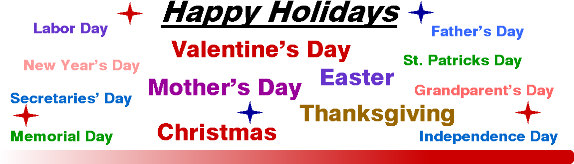 Holiday Specials